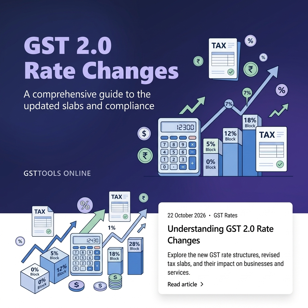 GST 2.0 Rate Changes: Complete List of Items that Moved Slabs
