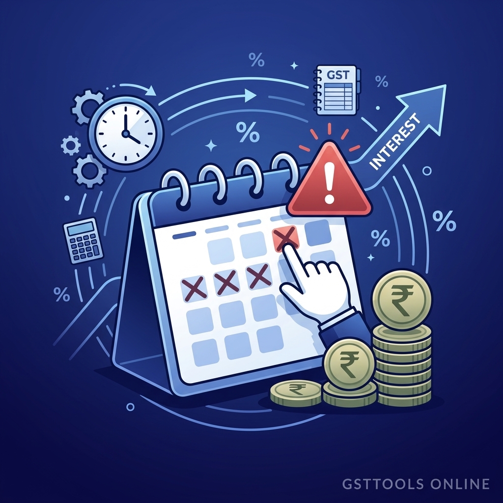 GSTR-3B Late Fee & Interest: How Much a Delayed Filing Really Costs