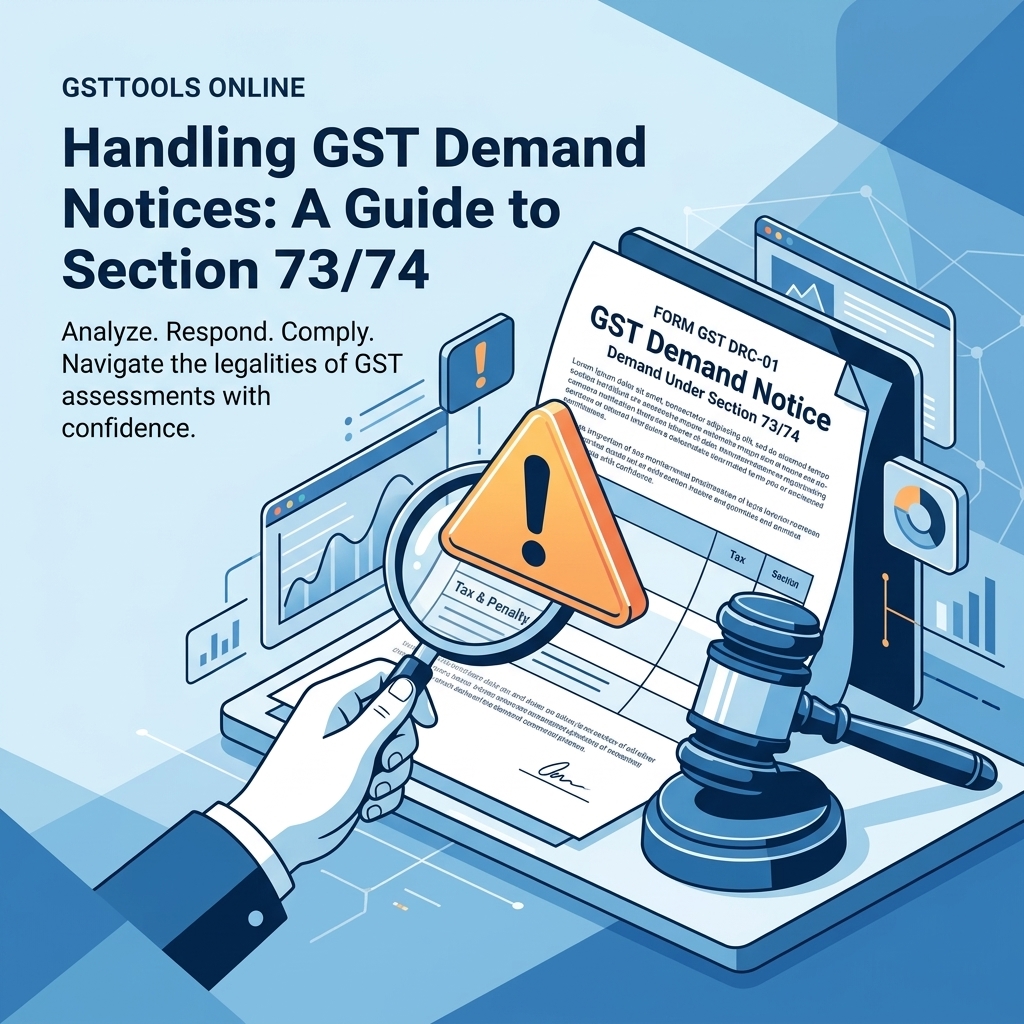 How to Handle a GST Demand Notice Under Section 73 or 74
